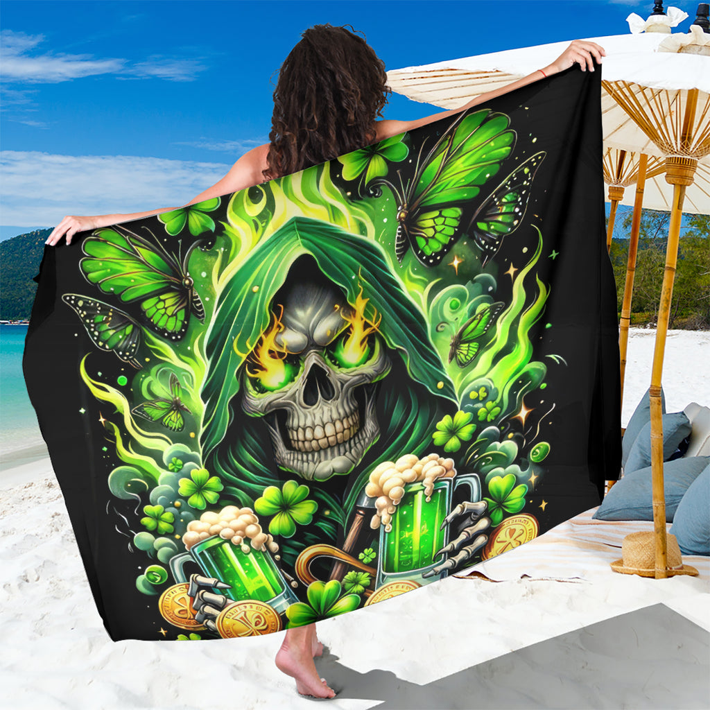 Irish Skull Sarong The Devil Whispered To Me I'm Coming For You