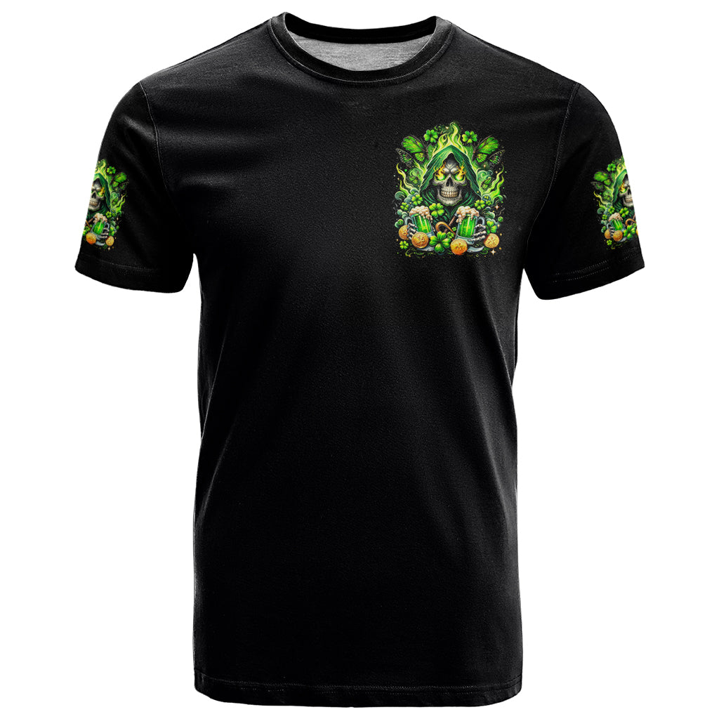 Irish Skull T Shirt The Devil Whispered To Me I'm Coming For You
