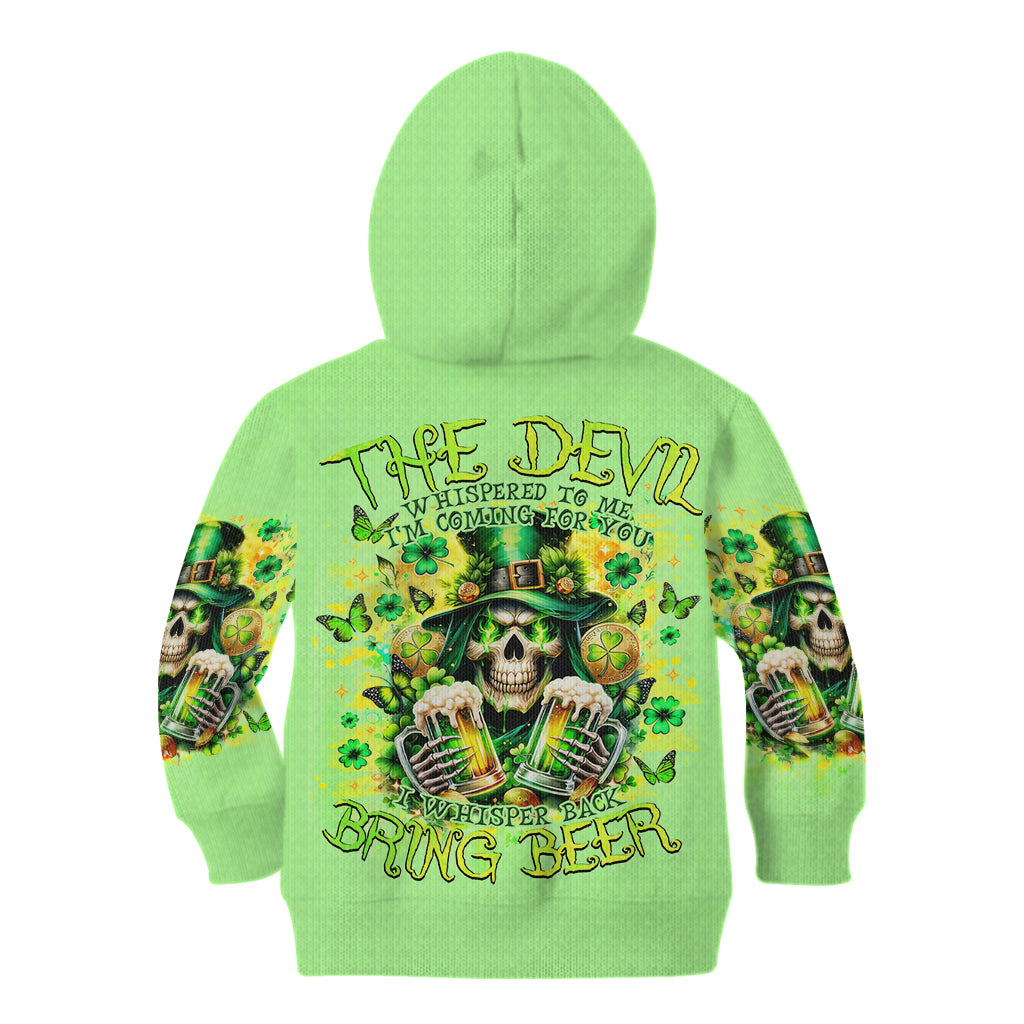 Irish Skull Kid Hoodie The Devil Whispered To Me I'm Coming For You