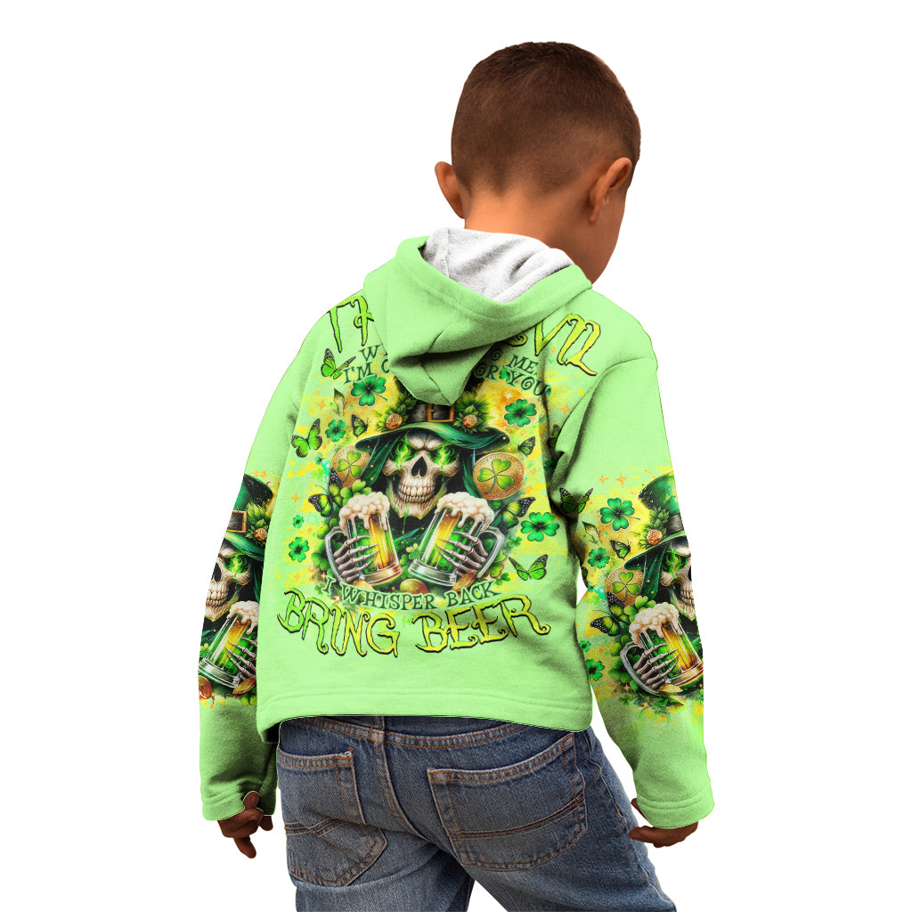 Irish Skull Kid Hoodie The Devil Whispered To Me I'm Coming For You
