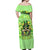 Irish Skull Off Shoulder Maxi Dress The Devil Whispered To Me I'm Coming For You