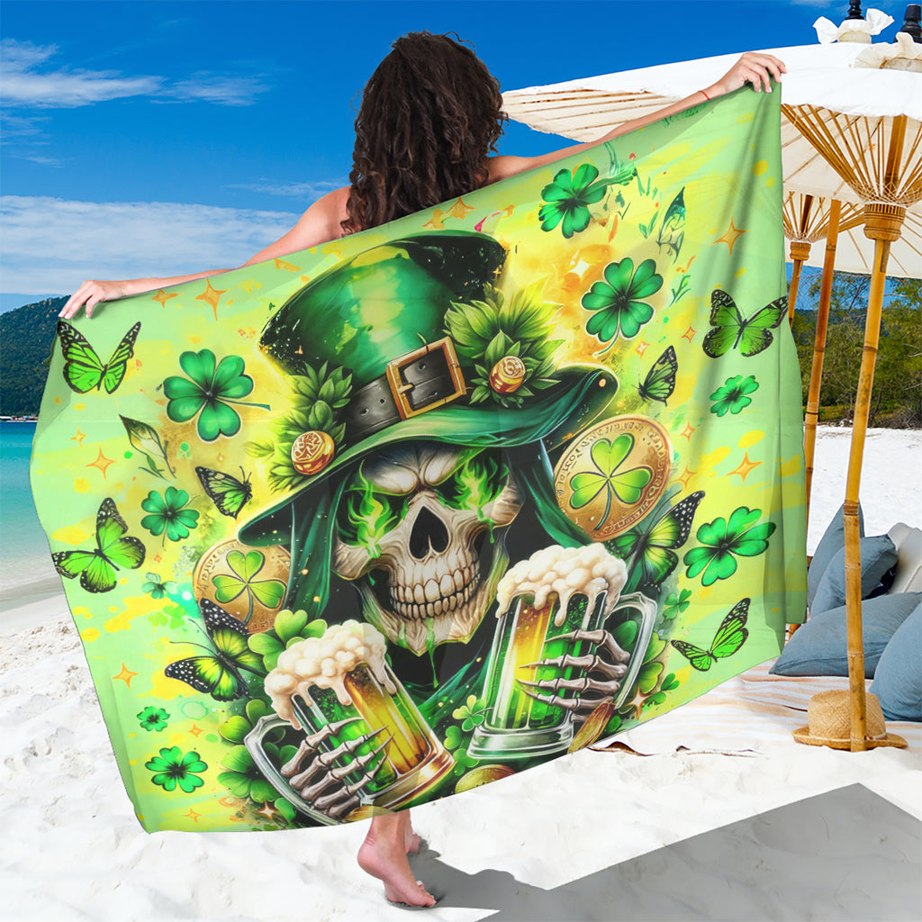 Irish Skull Sarong The Devil Whispered To Me I'm Coming For You