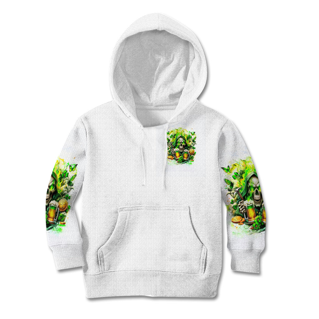 Irish Skull Kid Hoodie I Whisper Back Bring Beer