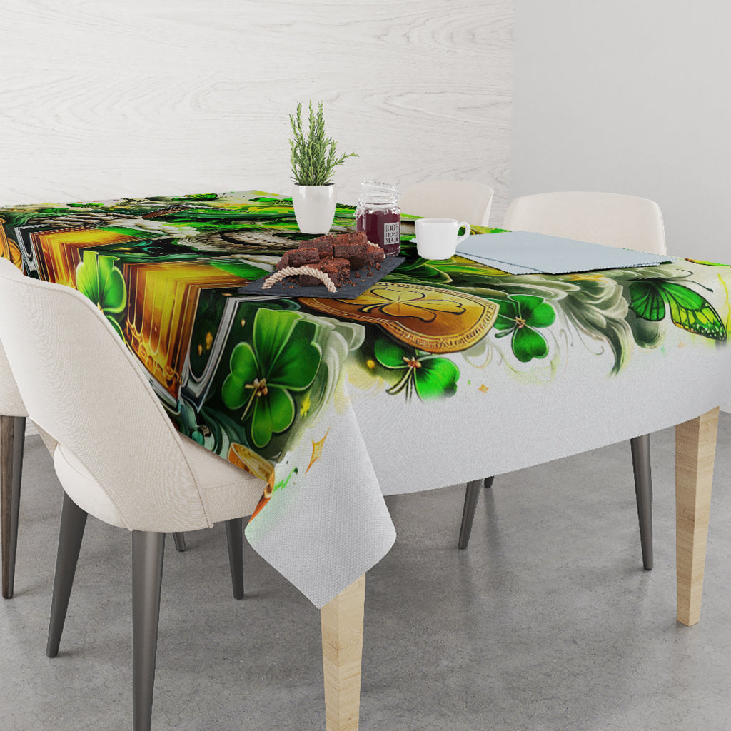 Irish Skull Tablecloth I Whisper Back Bring Beer