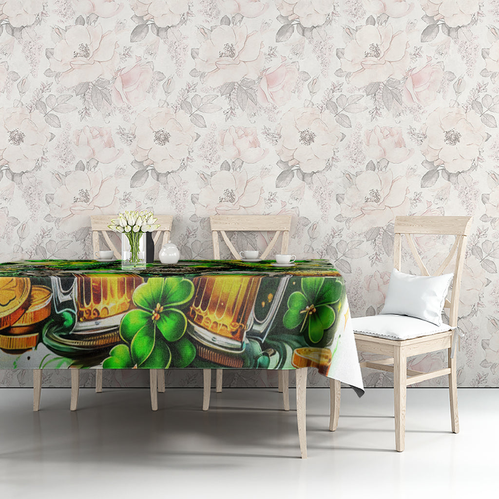Irish Skull Tablecloth I Whisper Back Bring Beer