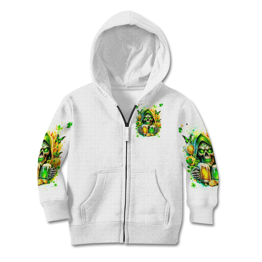 Irish Skull Kid Hoodie To Wash Down Another Beer To Wash Down This Beer