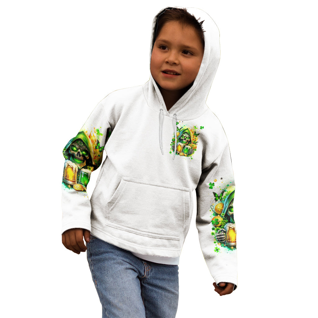 Irish Skull Kid Hoodie To Wash Down Another Beer To Wash Down This Beer