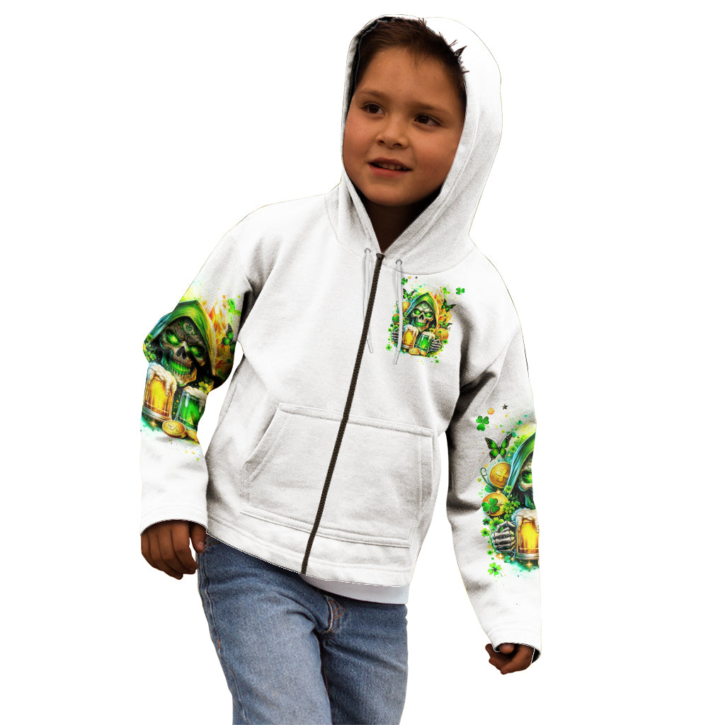 Irish Skull Kid Hoodie To Wash Down Another Beer To Wash Down This Beer