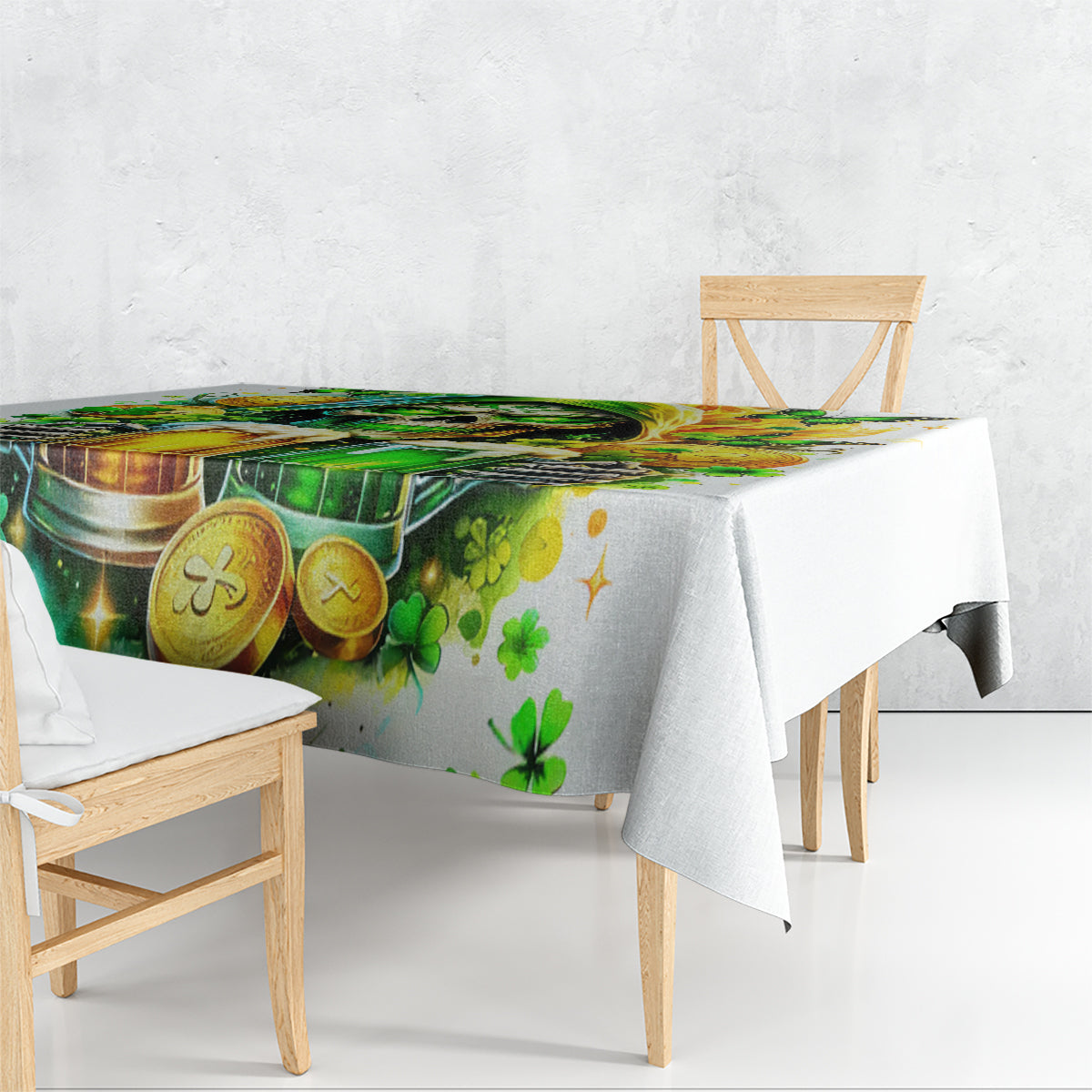Irish Skull Tablecloth To Wash Down Another Beer To Wash Down This Beer