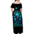 Witch Skull Off Shoulder Maxi Dress The Good Girl In Me Got Tired Of The Bullshit
