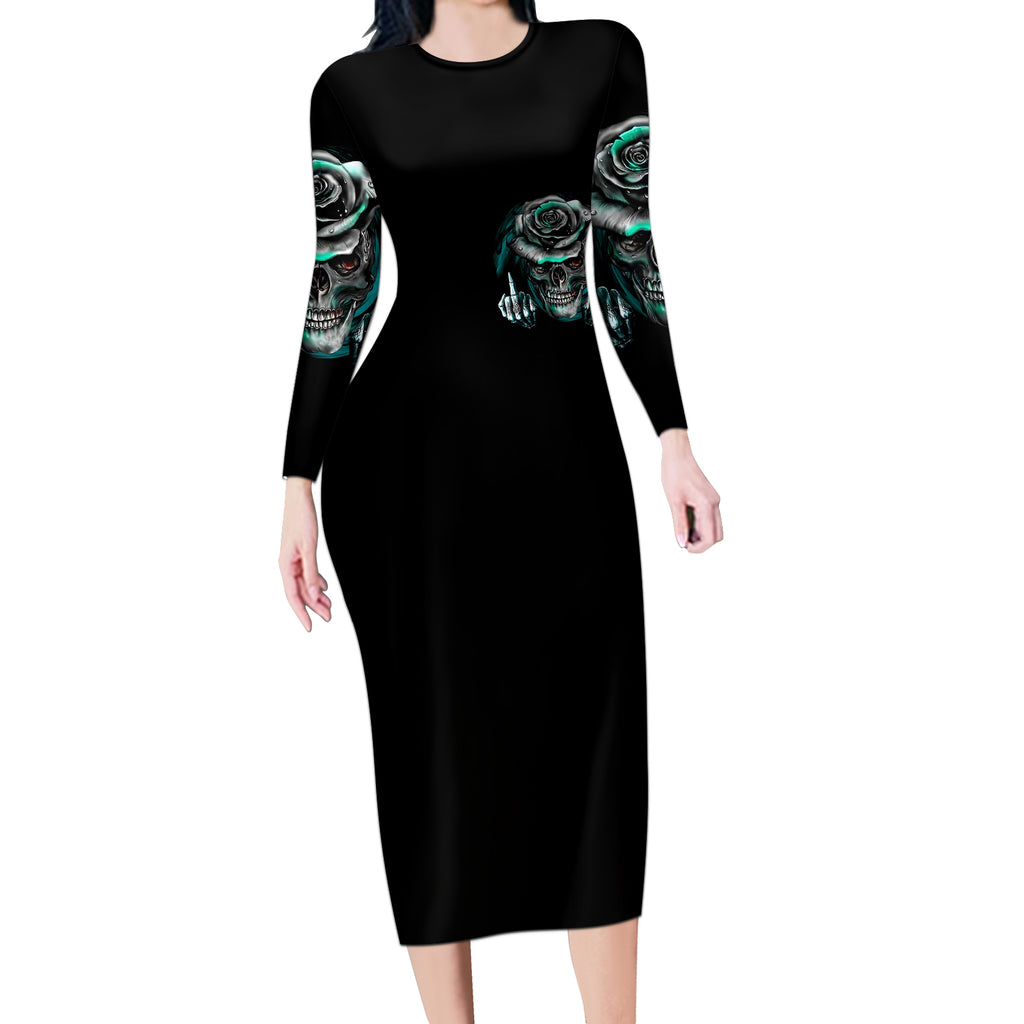 rose-skull-long-sleeve-bodycon-dress-go-fuck-yourself-is-fully-functional