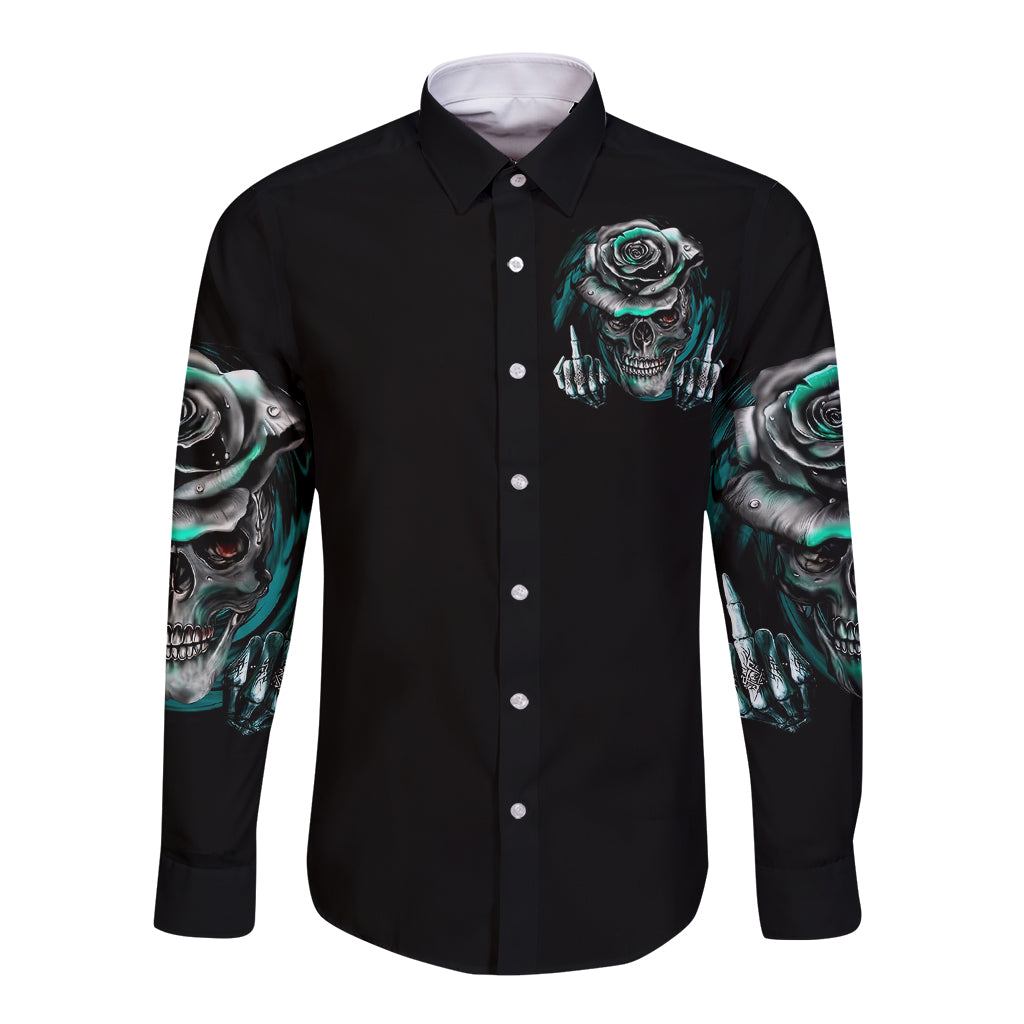 rose-skull-long-sleeve-button-shirt-go-fuck-yourself-is-fully-functional