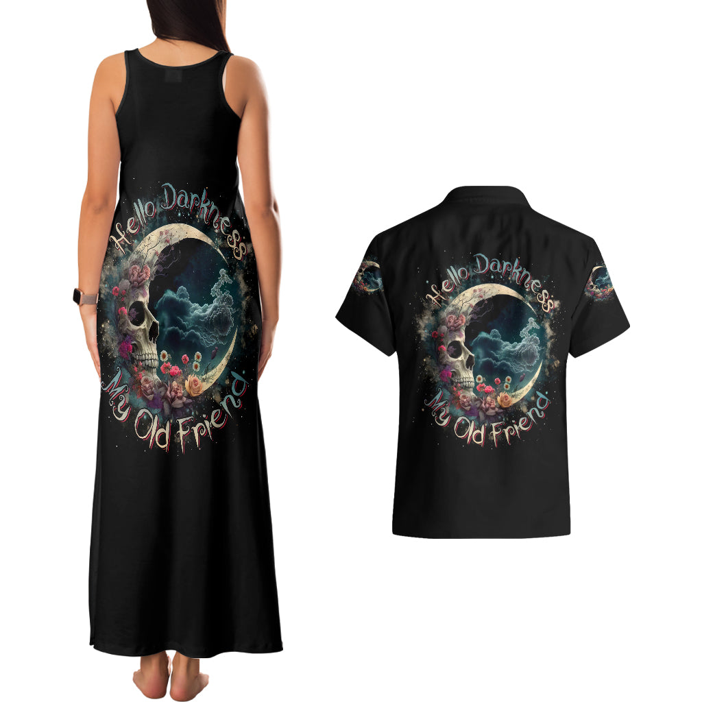moon-skull-couples-matching-tank-maxi-dress-and-hawaiian-shirt-hello-darkness-my-old-friend-moon