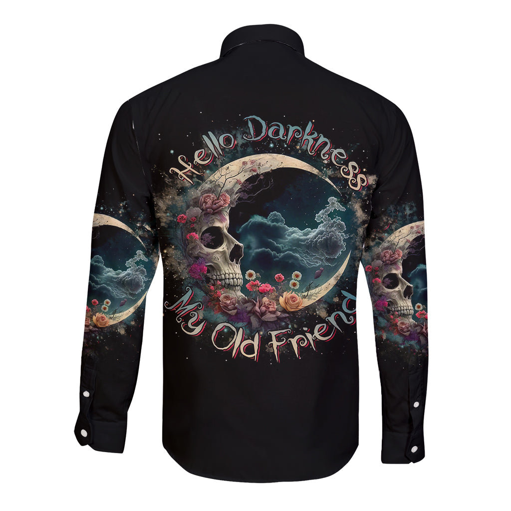 moon-skull-long-sleeve-button-shirt-hello-darkness-my-old-friend-moon