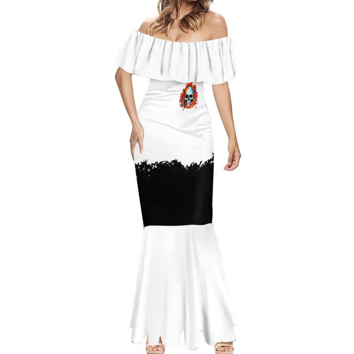 flower-skull-mermaid-dress-dont-try-to-figured-me-out-i-special-kind-fire-flower