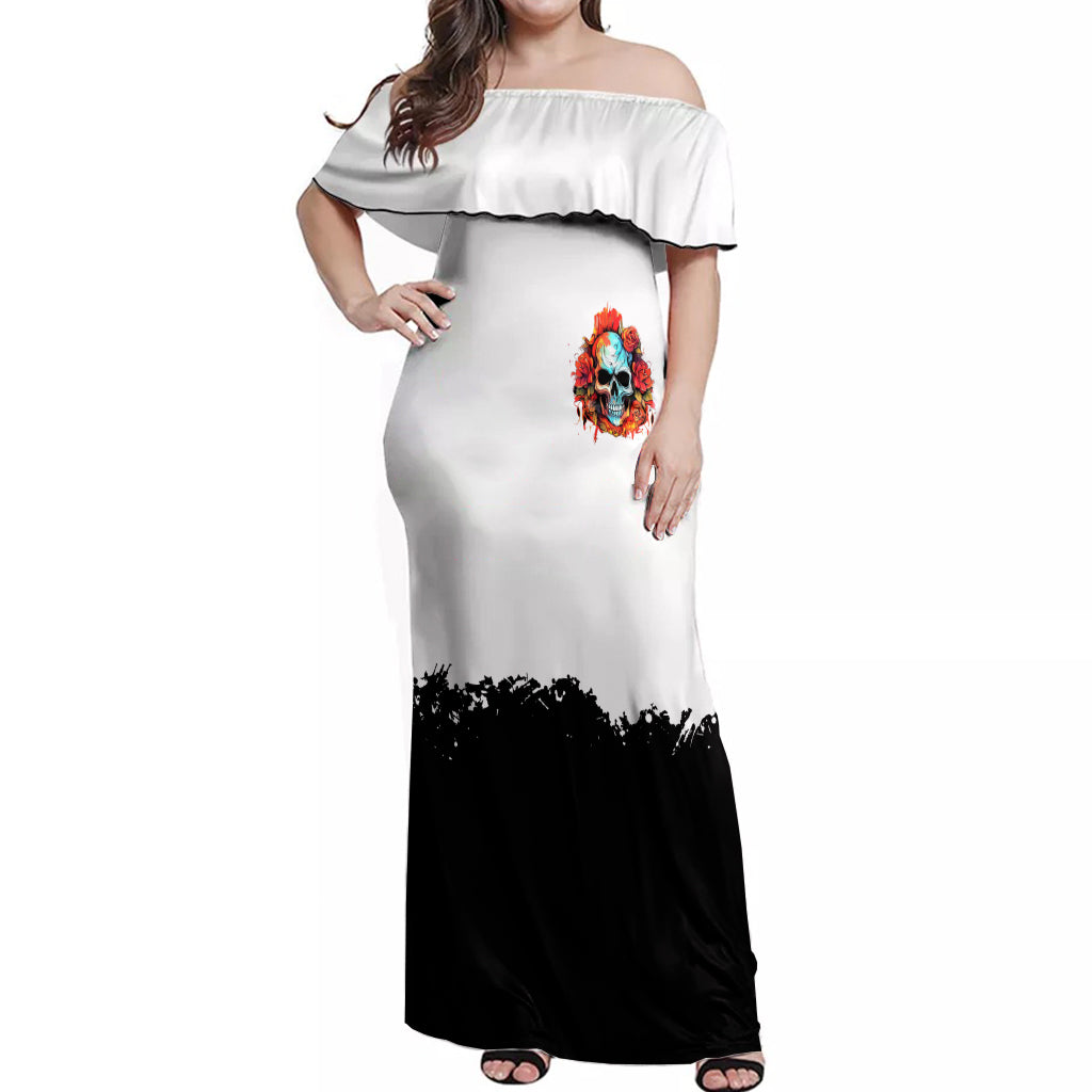 flower-skull-off-shoulder-maxi-dress-dont-try-to-figured-me-out-i-special-kind-fire-flower