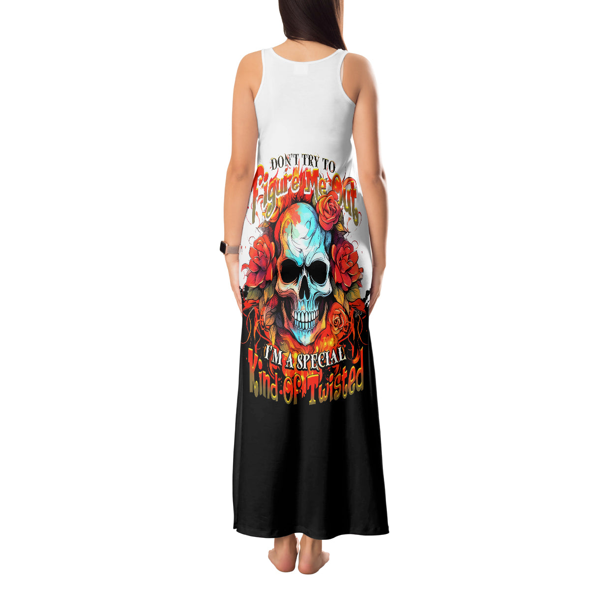 flower-skull-tank-maxi-dress-dont-try-to-figured-me-out-i-special-kind-fire-flower