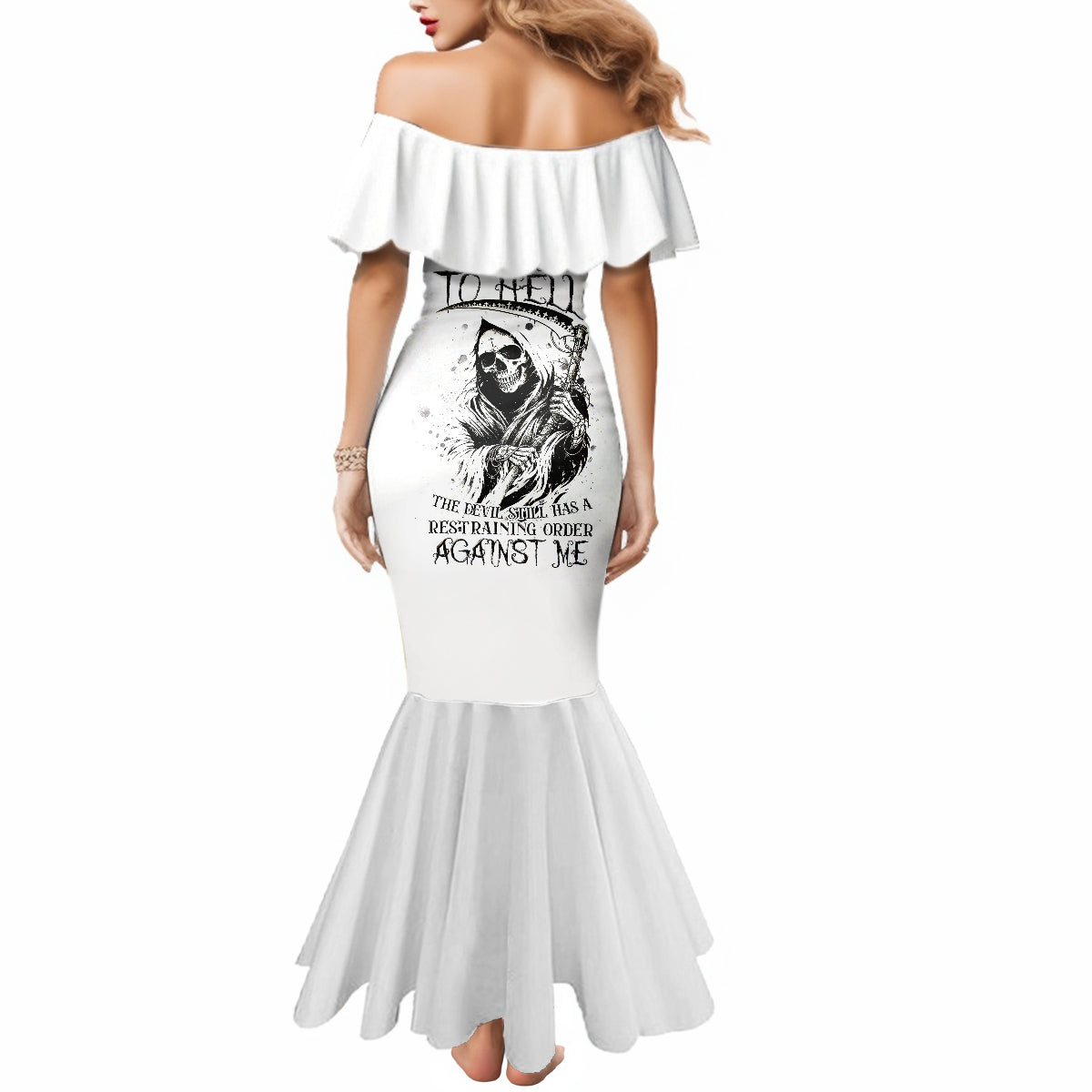 skull-reaper-mermaid-dress-i-cant-go-to-hell-devil-restrainning-order-against-me