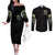 skull-reaper-couples-matching-off-the-shoulder-long-sleeve-dress-and-long-sleeve-button-shirts-i-going-to-hell-just-pick-you-up