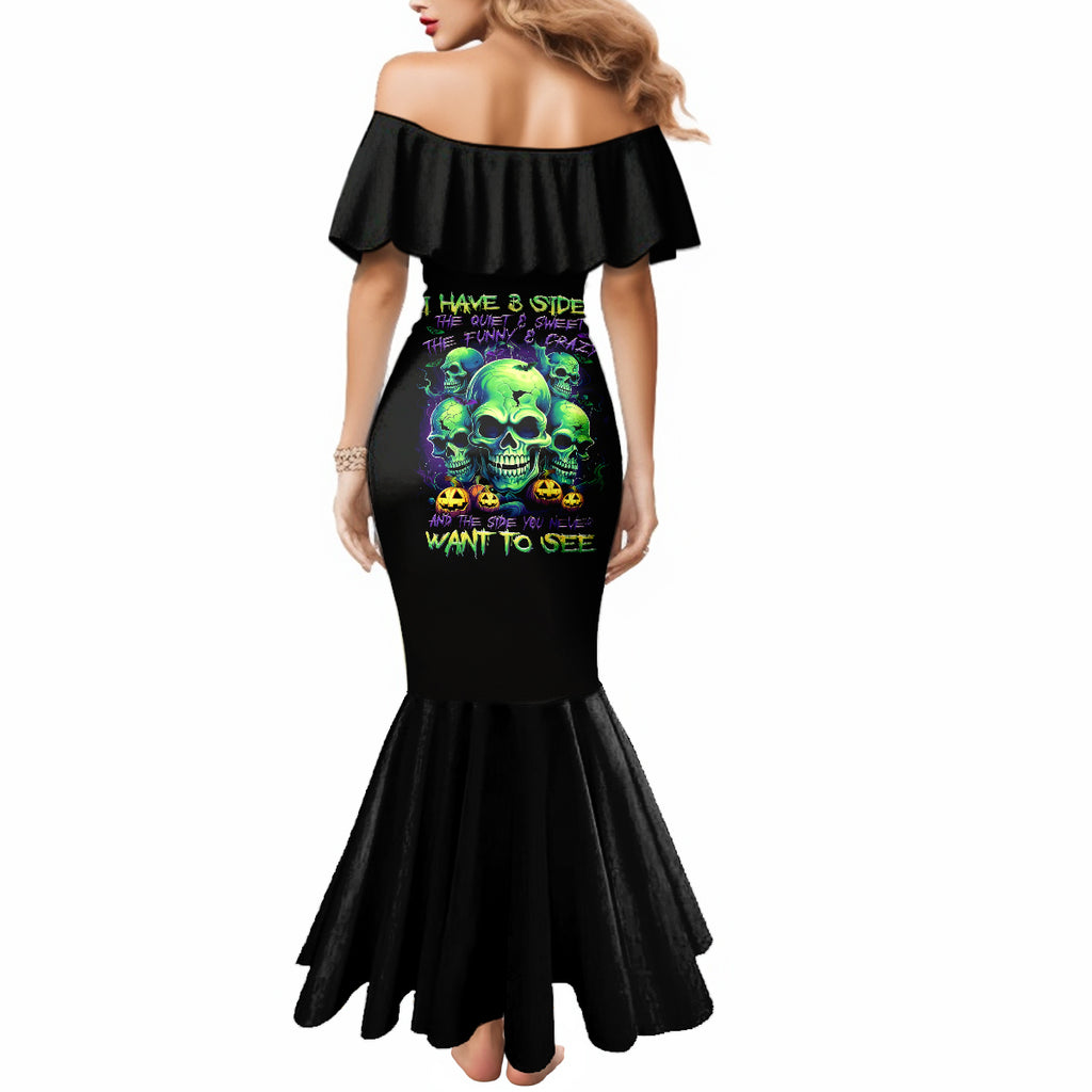 skull-pumpkin-mermaid-dress-i-have-three-side-quite-funny-and-side-you-never-want
