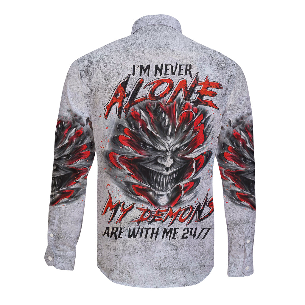 devil-skull-long-sleeve-button-shirt-i-never-alone-my-demon-with-me-247
