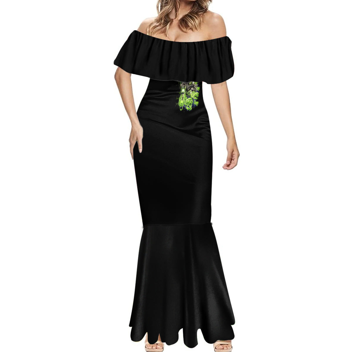 death-skull-mermaid-dress-i-never-alone-my-demon-with-me-247