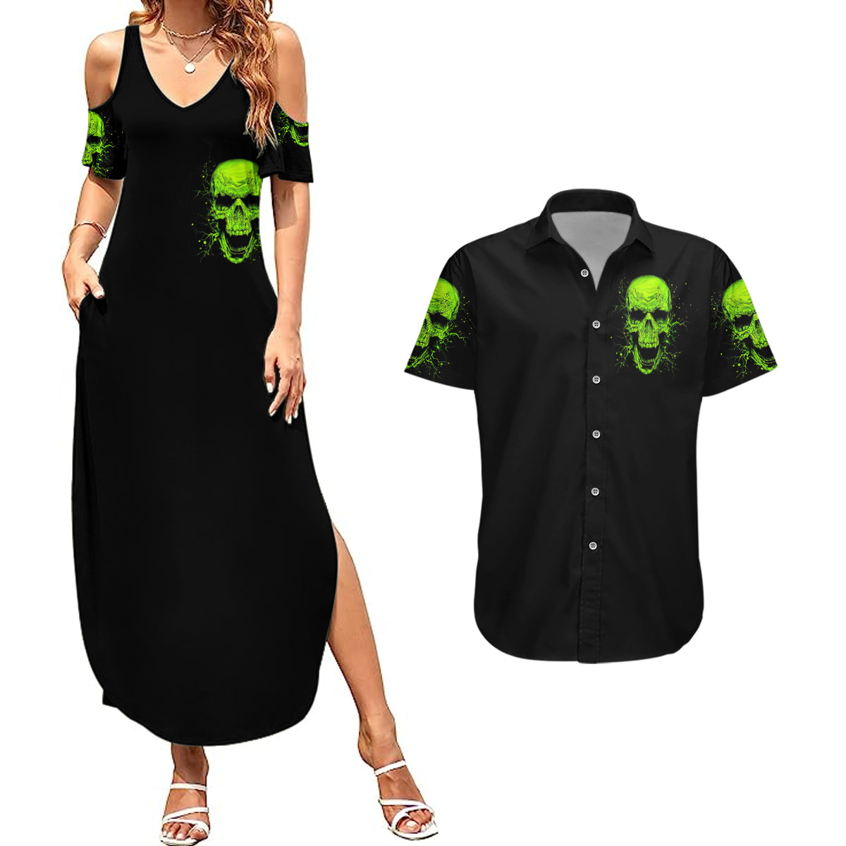 thunder-skull-couples-matching-summer-maxi-dress-and-hawaiian-shirt-im-a-nice-person-so-if-im-an-asshole-you-need-to-ask-yourself