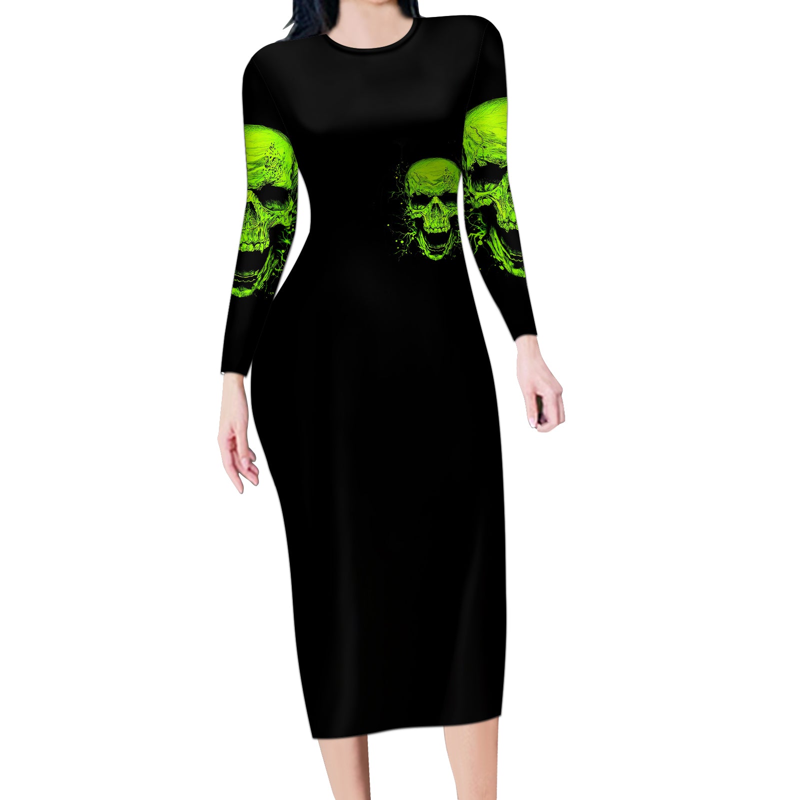 thunder-skull-long-sleeve-bodycon-dress-im-a-nice-person-so-if-im-an-asshole-you-need-to-ask-yourself
