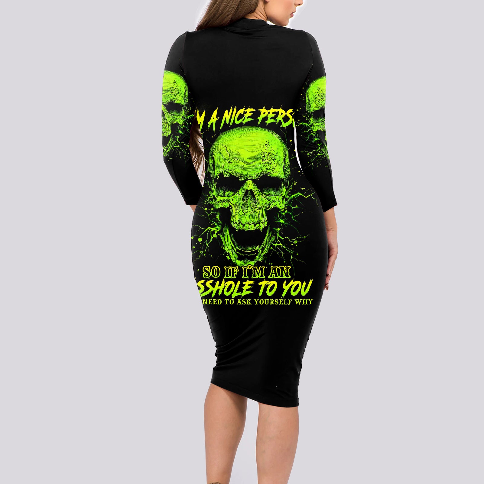 thunder-skull-long-sleeve-bodycon-dress-im-a-nice-person-so-if-im-an-asshole-you-need-to-ask-yourself