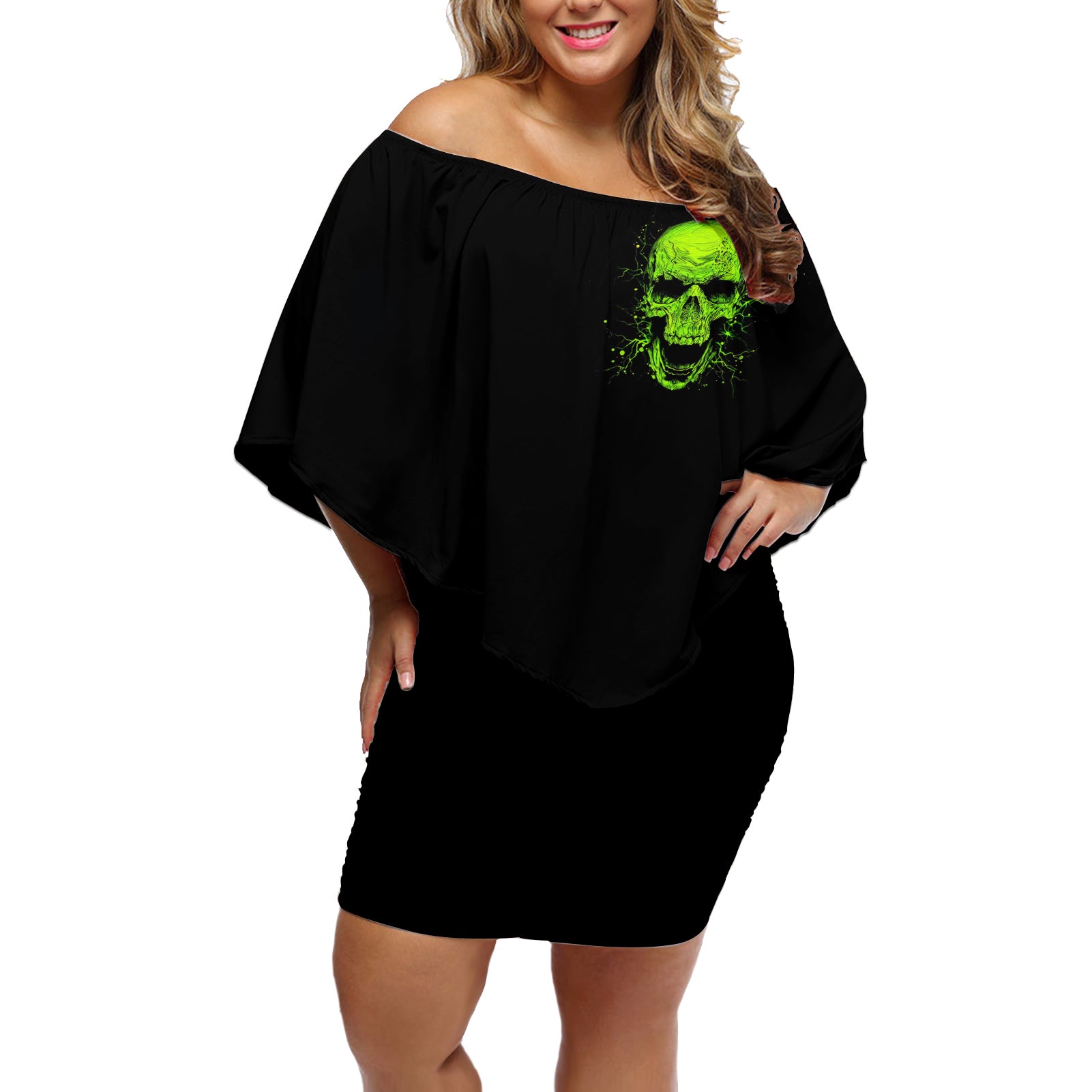 thunder-skull-off-shoulder-short-dress-im-a-nice-person-so-if-im-an-asshole-you-need-to-ask-yourself