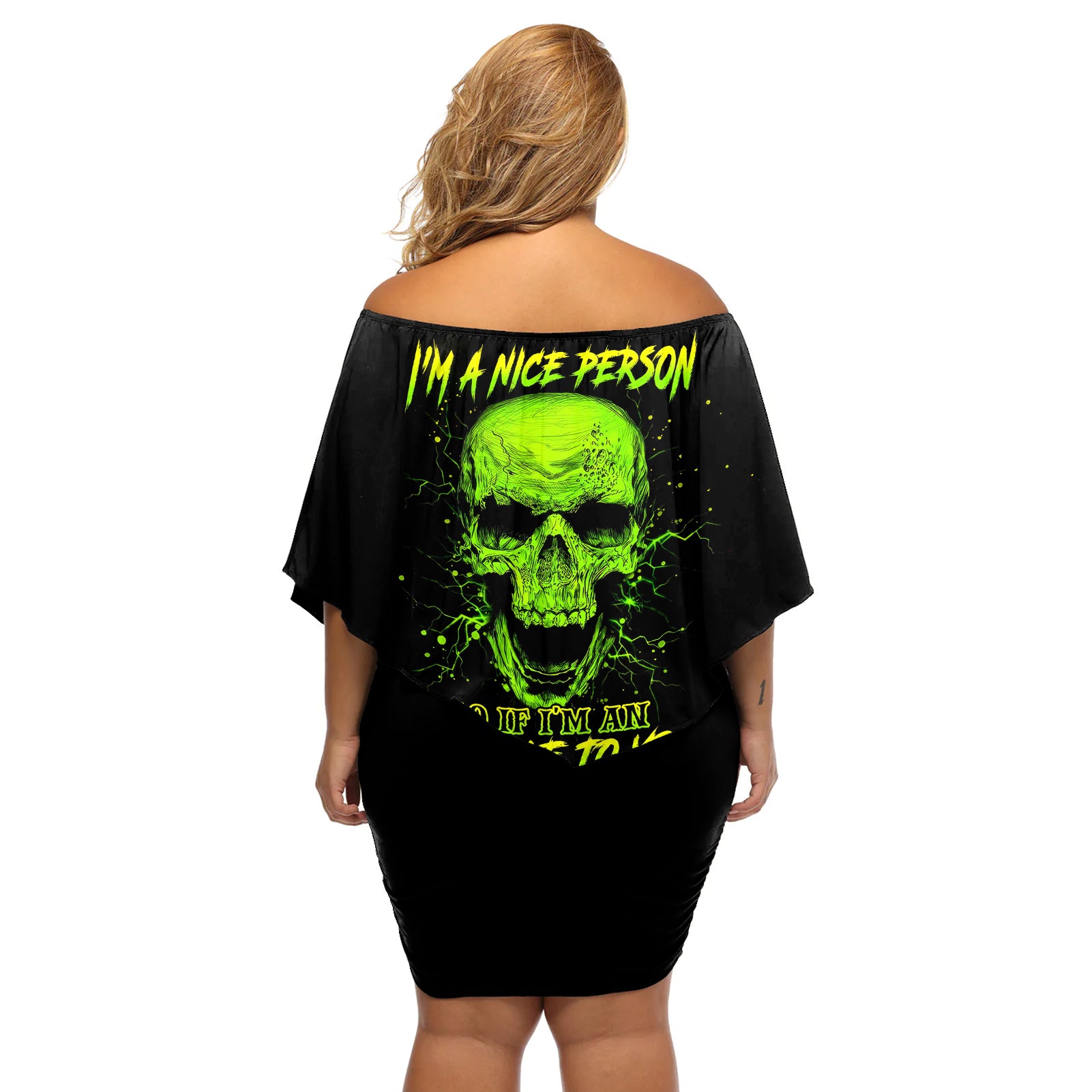 thunder-skull-off-shoulder-short-dress-im-a-nice-person-so-if-im-an-asshole-you-need-to-ask-yourself