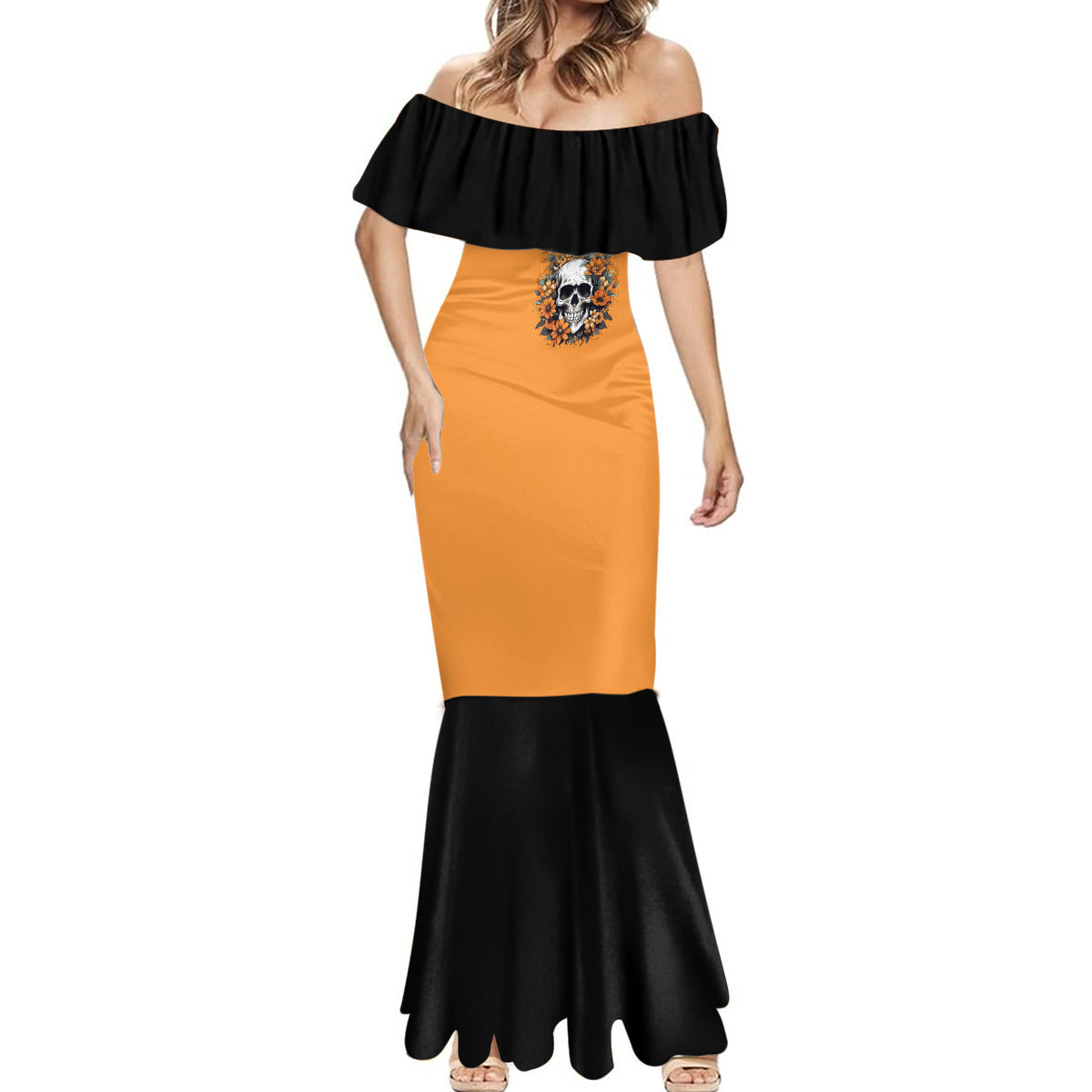 flower-skull-mermaid-dress-i-try-to-avoid-drama