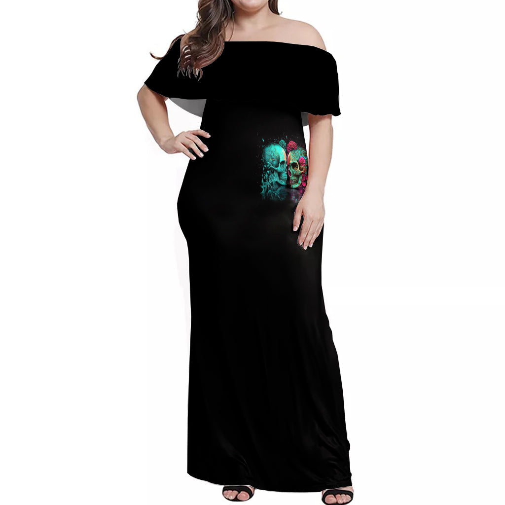 twin-skull-off-shoulder-maxi-dress-dont-try-to-figure-me-out-im-a-special