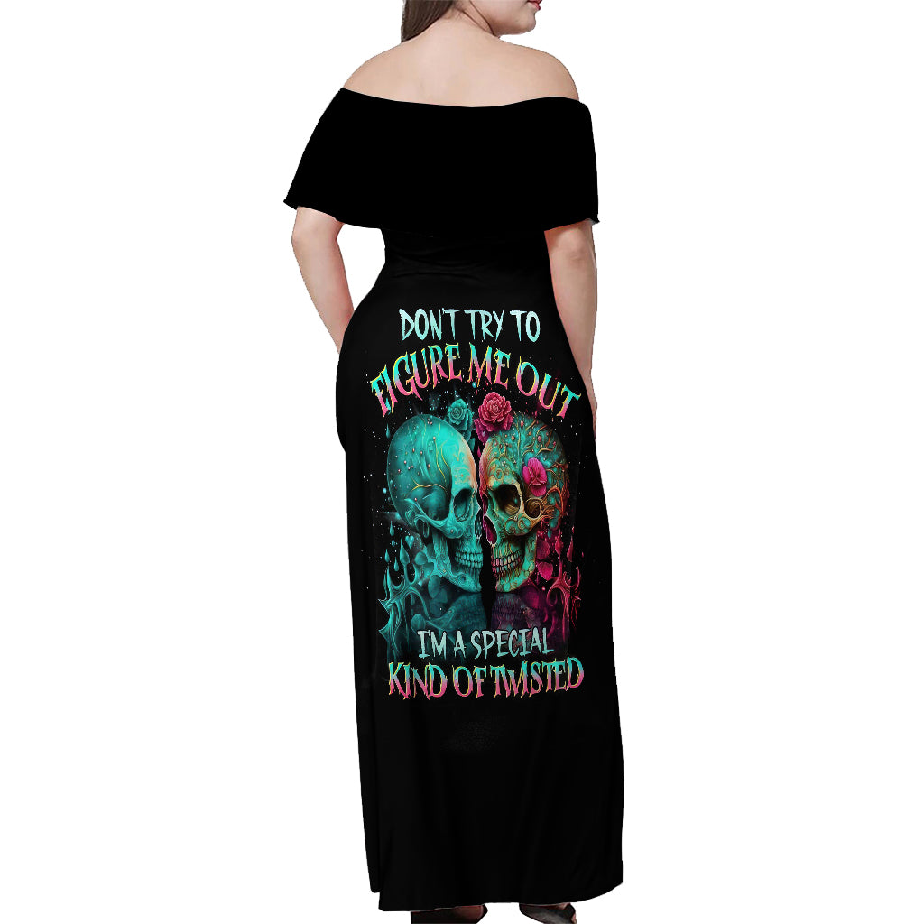 twin-skull-off-shoulder-maxi-dress-dont-try-to-figure-me-out-im-a-special