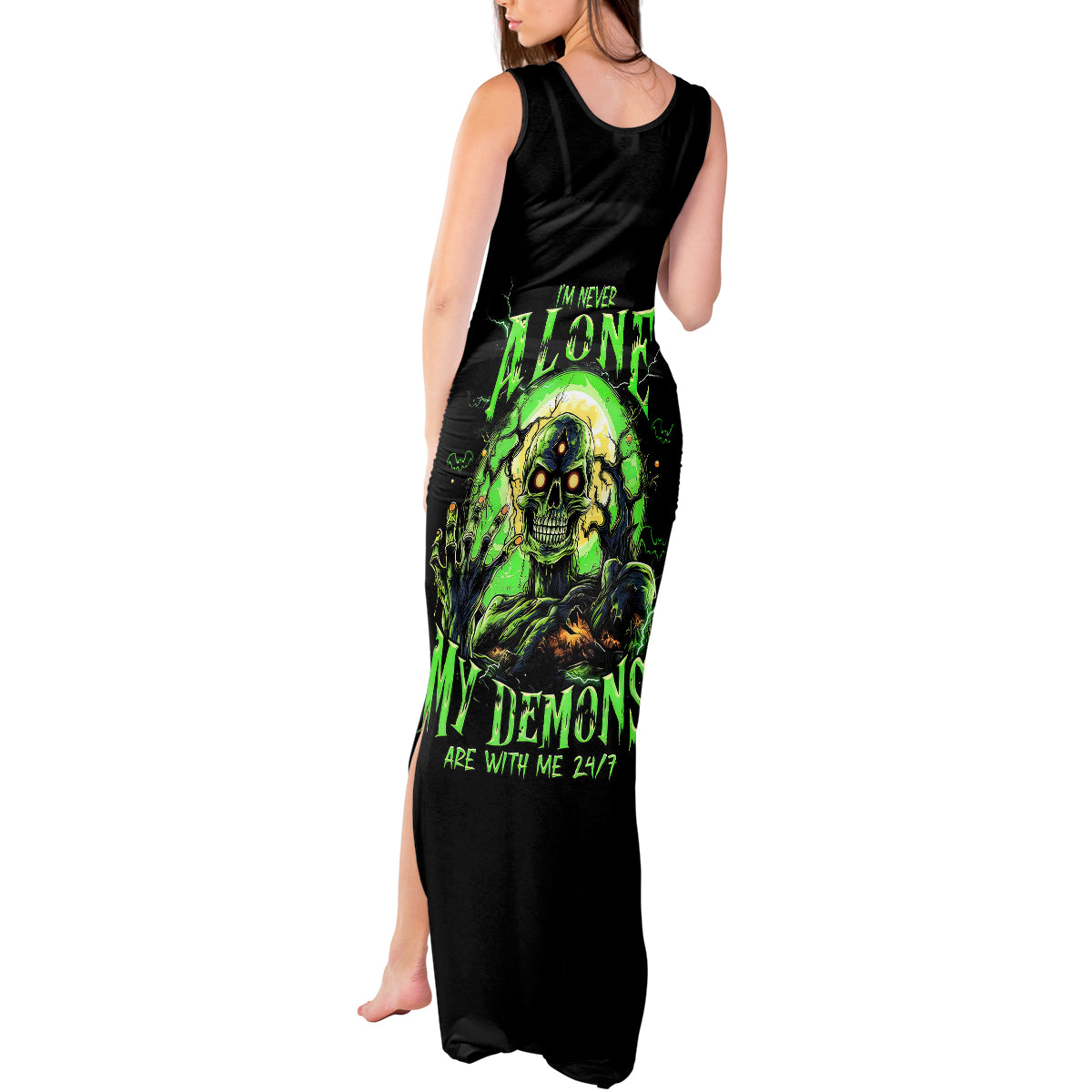 zombie-skull-tank-maxi-dress-i-never-alone-my-demon-with-me-247