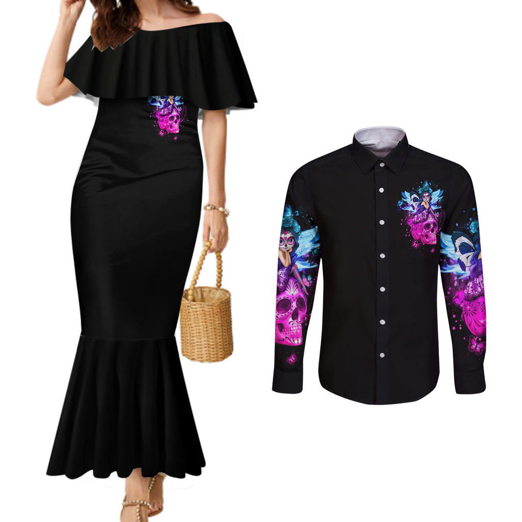 tiny-fairy-skull-couples-matching-mermaid-dress-and-long-sleeve-button-shirts-my-next-life-i-want-to-be-karma-fairy