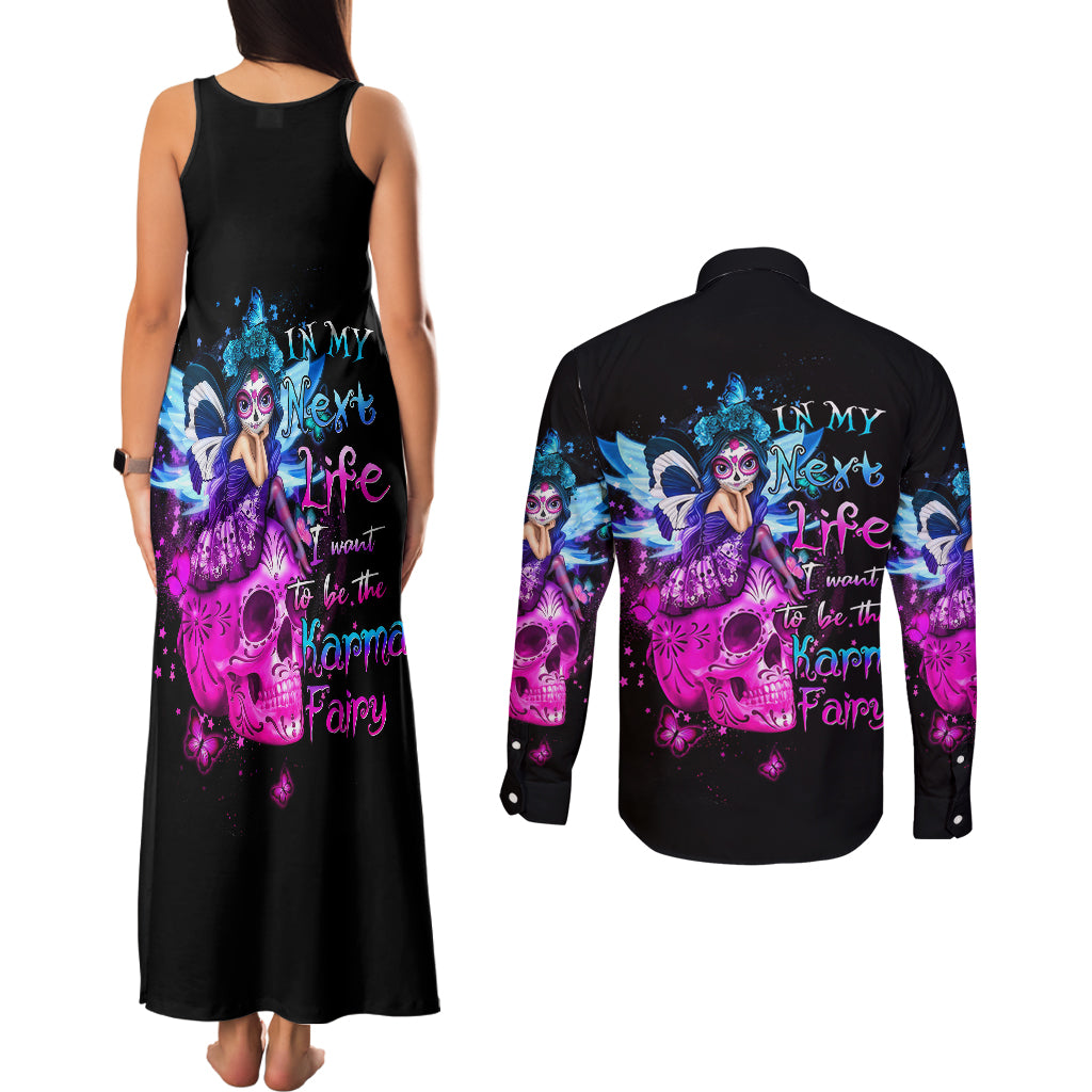 tiny-fairy-skull-couples-matching-tank-maxi-dress-and-long-sleeve-button-shirts-my-next-life-i-want-to-be-karma-fairy