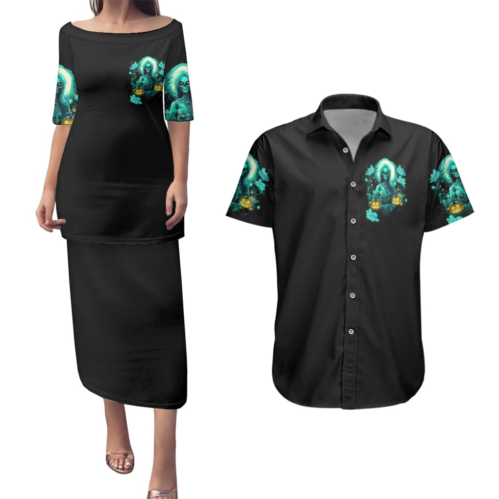 witch-skull-couples-matching-puletasi-dress-and-hawaiian-shirt-into-darkness-to-lose-our-mind-and-find-our-souls