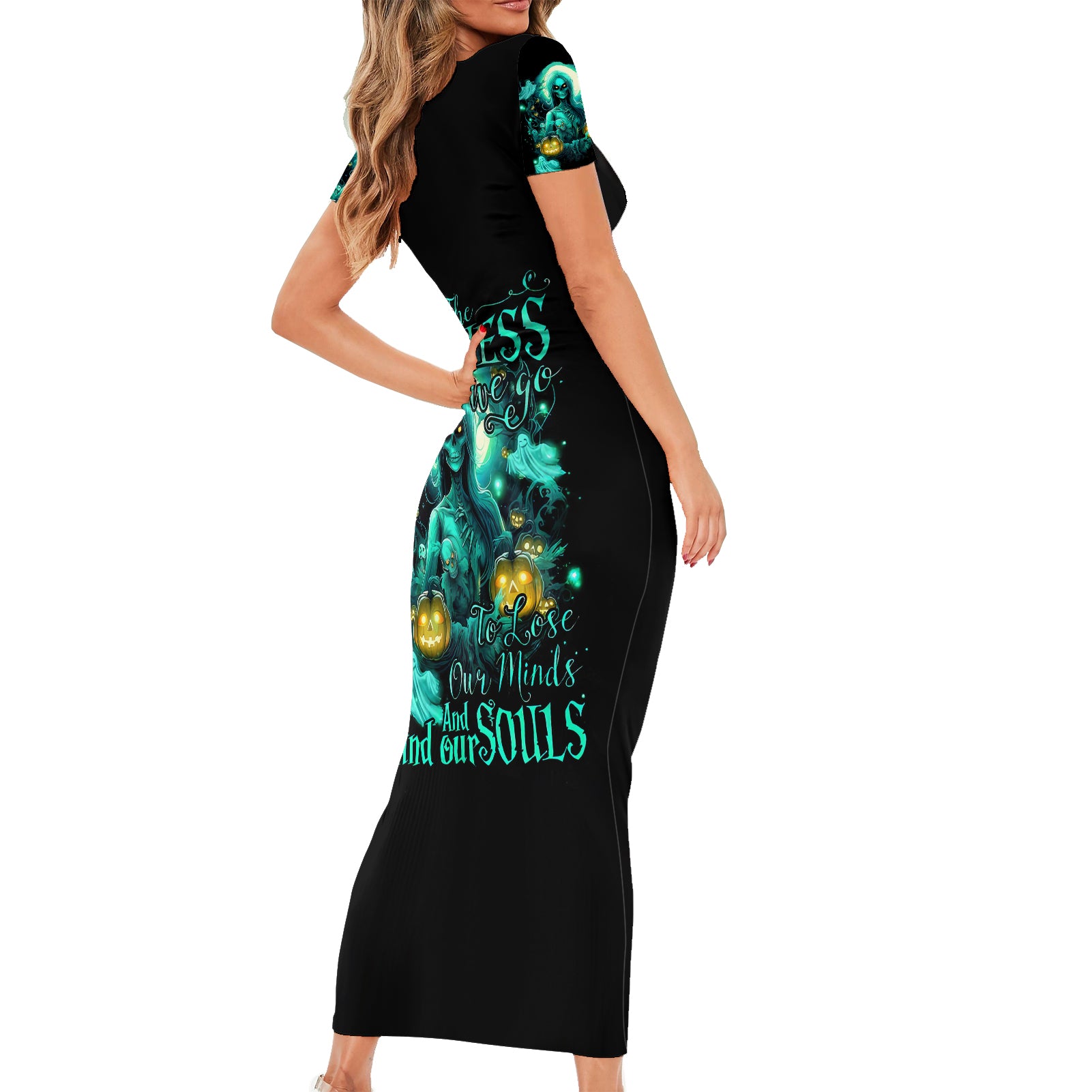 witch-skull-short-sleeve-bodycon-dress-into-darkness-to-lose-our-mind-and-find-our-souls