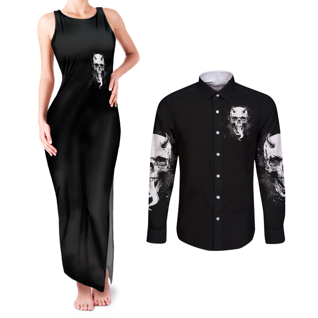 devil-skull-couples-matching-tank-maxi-dress-and-long-sleeve-button-shirts-its-not-how-crazy-iam-but-enjoy-it-make-me-dangerous