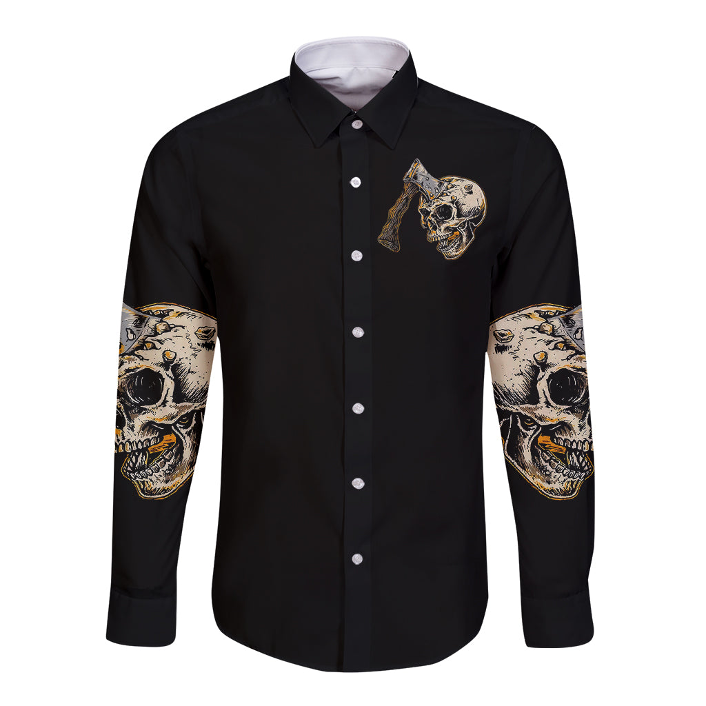 axe-skull-long-sleeve-button-shirt-lets-bury-the-hatchet