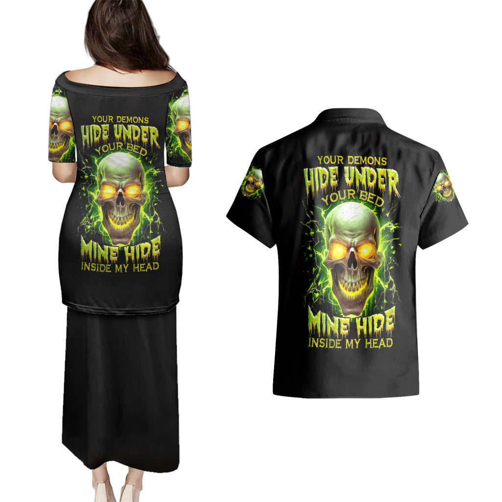 thunder-skull-couples-matching-puletasi-dress-and-hawaiian-shirt-my-demon-hide-inside-my-head