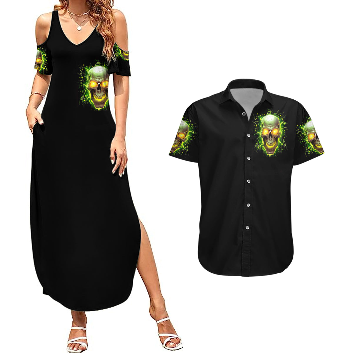 thunder-skull-couples-matching-summer-maxi-dress-and-hawaiian-shirt-my-demon-hide-inside-my-head