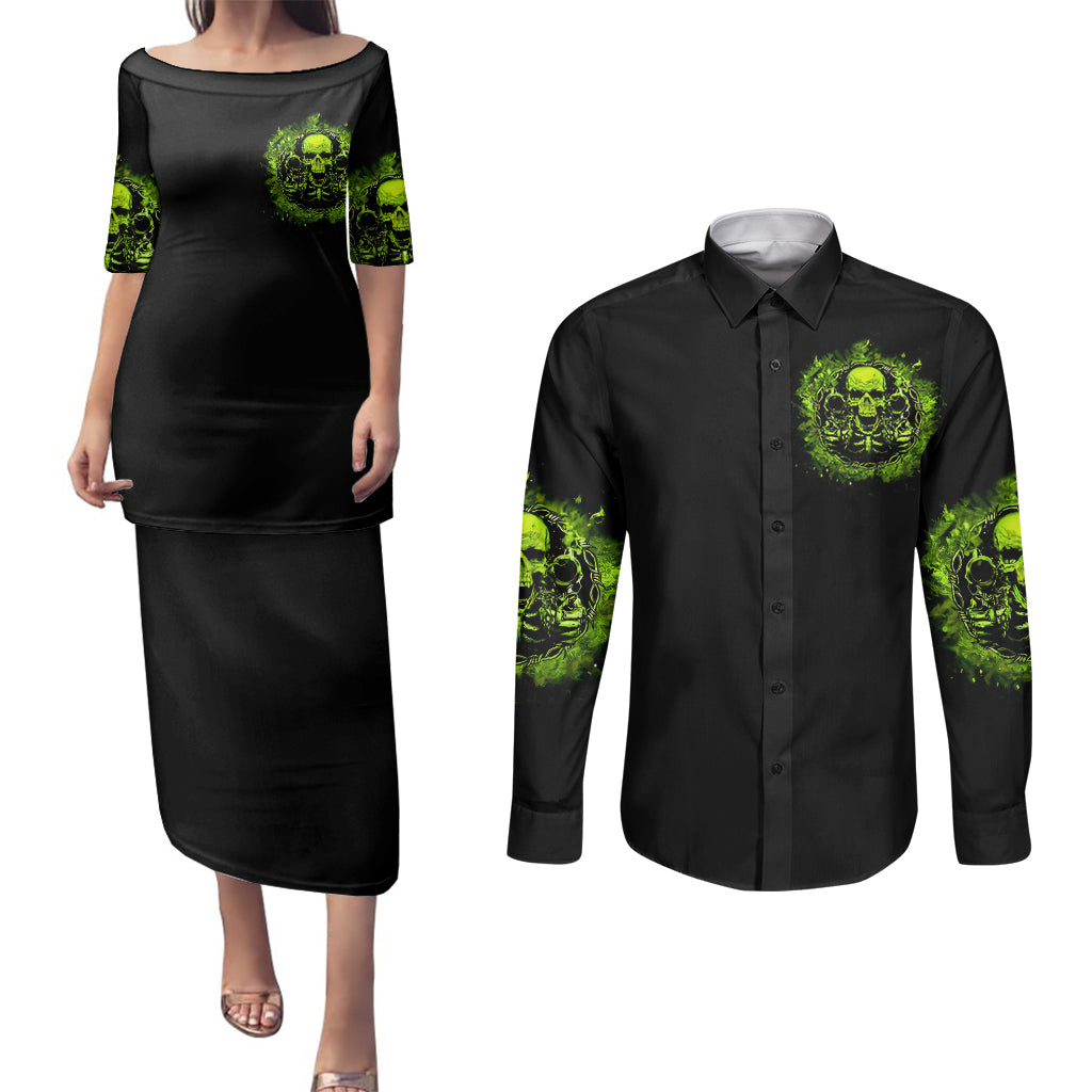 gun-skull-couples-matching-puletasi-dress-and-long-sleeve-button-shirts-when-you-come-for-my-gun-expect-an-appropriate-response
