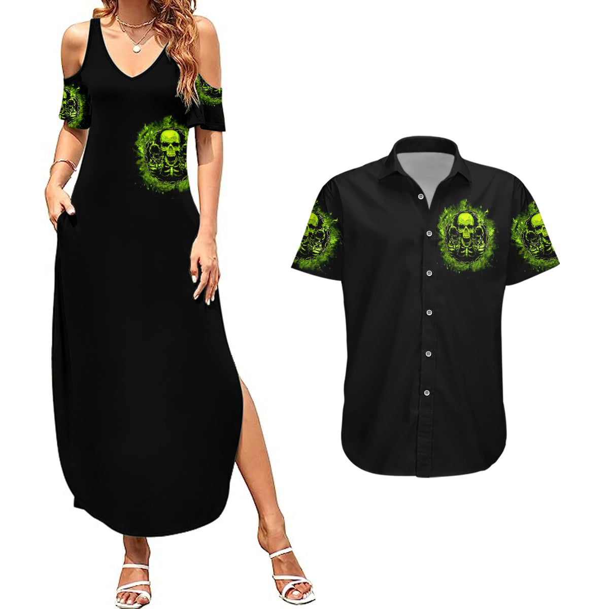 gun-skull-couples-matching-summer-maxi-dress-and-hawaiian-shirt-when-you-come-for-my-gun-expect-an-appropriate-response
