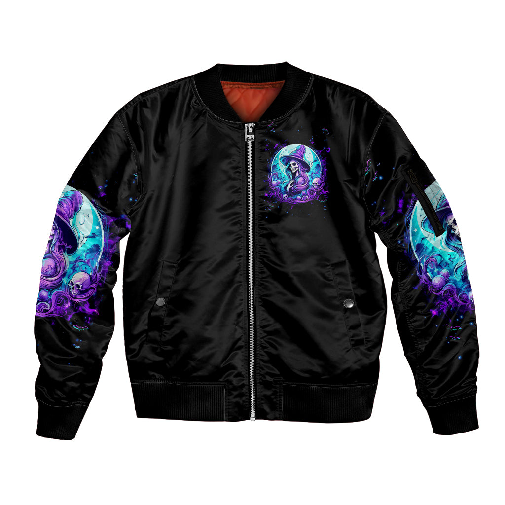 witch-skull-sleeve-zip-bomber-jacket-my-mother-didnt-raise-a-princess-she-trained-a-witch