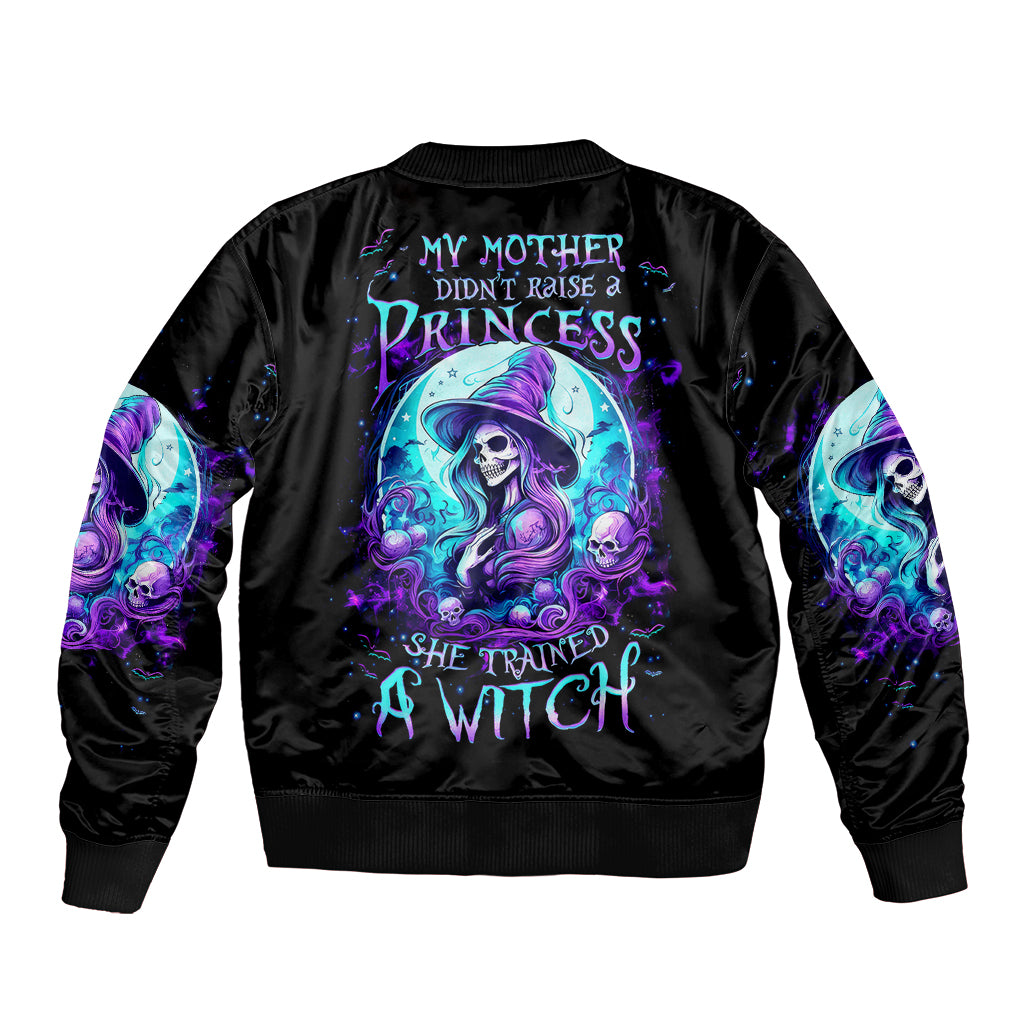 witch-skull-sleeve-zip-bomber-jacket-my-mother-didnt-raise-a-princess-she-trained-a-witch