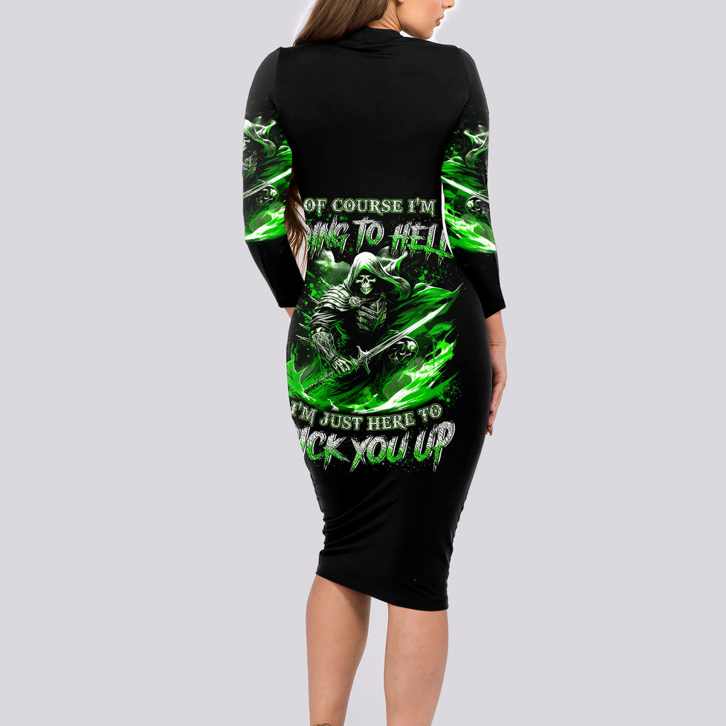 warrior-skull-long-sleeve-bodycon-dress-of-course-im-going-to-hell-just-pick-you-up