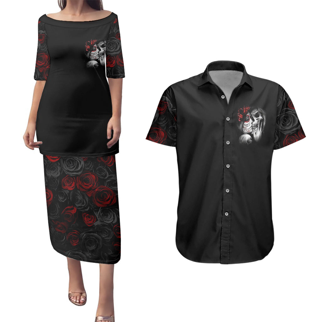 love-skull-couples-matching-puletasi-dress-and-hawaiian-shirt-once-upon-a-time-i-love-you-forever-and-always