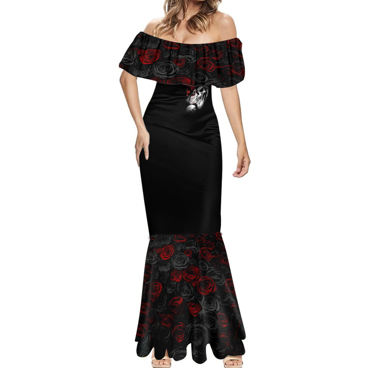 love-skull-mermaid-dress-once-upon-a-time-i-love-you-forever-and-always